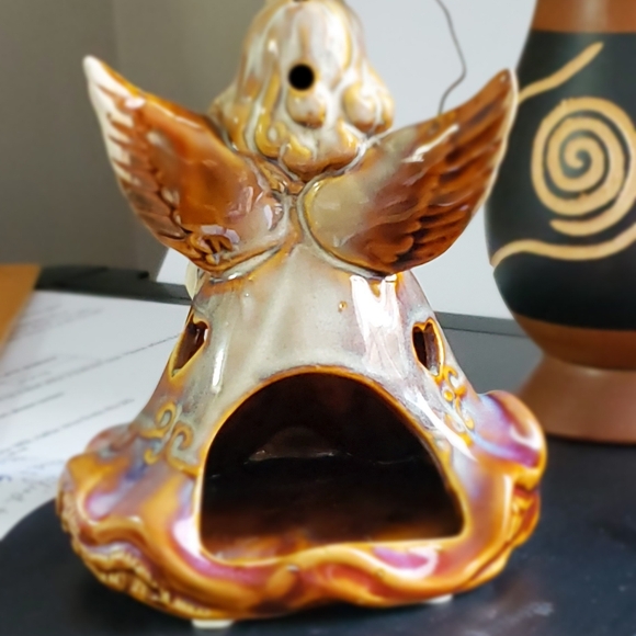 Vintage Ornamental Tealight Angel - Picture 12 of 12